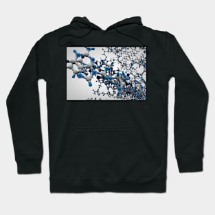 Peptide self-assembly and DNA, illustration (C030/8644) Hoodie